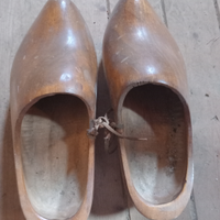 Zoccoli in legno vintage Olandesi