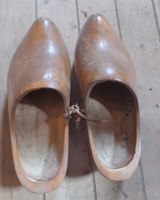 Zoccoli in legno vintage Olandesi