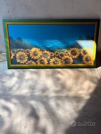 quadro con girasoli