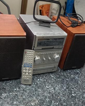 Stereo Panasonic Micro Hi-Fi - CD/Cassette/Radio -