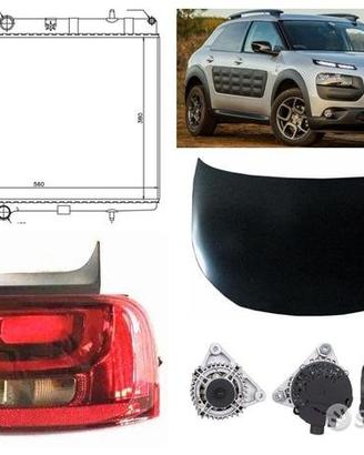 Citroen C4 Cactus paraurti cofano airbag fanale