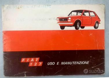 LIBRETTO USO E MANUTENZIONE FIAT 127 1° SERIE