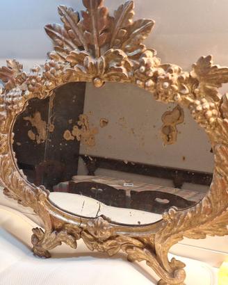 SPECCHIERINA ANTICA CON SPECCHIO AL MERCURIO