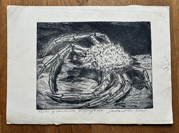 Pino Santandrea - Grancola - Acquaforte originale