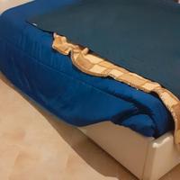 Letto matrimoniale con contenitore e materasso