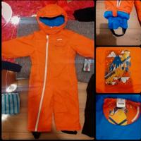 Come Nuovo Tutone Sci neve 90-98 cm bambino 