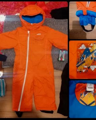 Come Nuovo Tutone Sci neve 90-98 cm bambino 