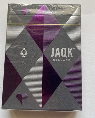 Mazzo di carte rare Theory11 JAQK Cellars Amethyst