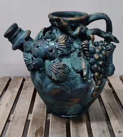 Brocca, Centrotavola ceramica di Caltagirone f