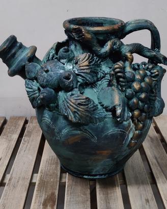 Brocca, Centrotavola ceramica di Caltagirone f