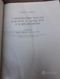 Libro storico del 1932 in 2 volumi, i colonizzator