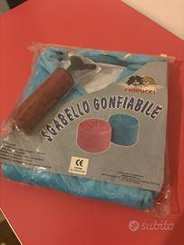 Pouf gonfiabile Fiorucci vintage, mai usato