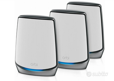 orbi WiFi Mesh AX6000 (RBK853) router e 2 satellit