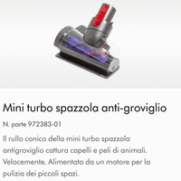 Dyson Mini turbo spazzola anti-groviglio Eur. 65