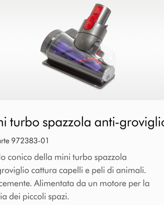 Dyson Mini turbo spazzola anti-groviglio Eur. 65