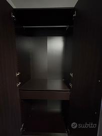 Armadio 5 ante ikea e letto contenitore