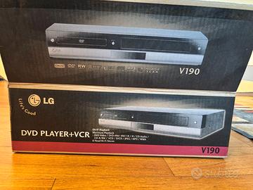 registratore VHS e riproduttore DVD LG