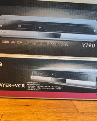 registratore VHS e riproduttore DVD LG