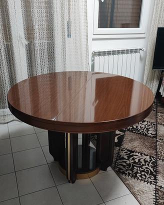 Tavolo rotondo legno 120 cm allungabile – robusto,