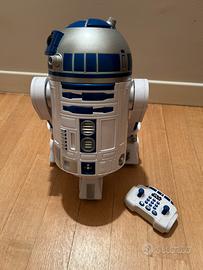 Robot R2 D2 Guerre Stellari funzionante h cm 45