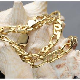 girocollo da uomo in oro 18 kt