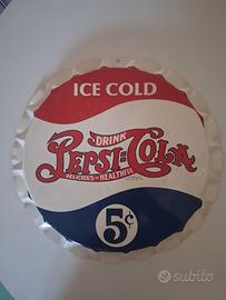 Insegna a Forma di tappo Pubblicitaria Pepsi-Cola