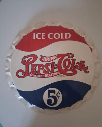 Insegna a Forma di tappo Pubblicitaria Pepsi-Cola