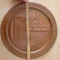 Piatto artigianale in rame