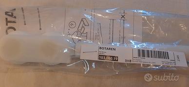 N. 3 BOTAREN Bastone tenda doccia bianco 70-120 cm