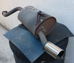 Terminale di scarico sportivo Fiat Punto 2 