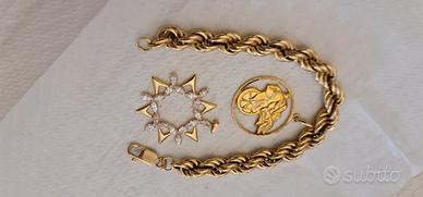 bracciale oro unisex