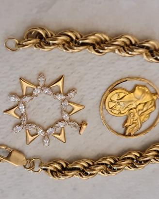 bracciale oro unisex