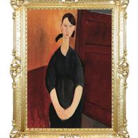 STAMPA RITRATTO PAULETTE MODIGLIANI CORNICE 86X67