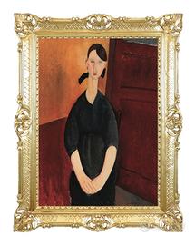 STAMPA RITRATTO PAULETTE MODIGLIANI CORNICE 86X67