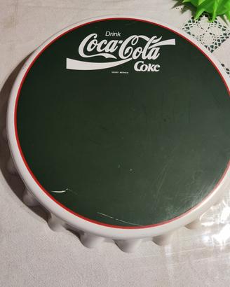 Lavagna Vintage Coca-Cola forma Tappo SPEDIZIONE