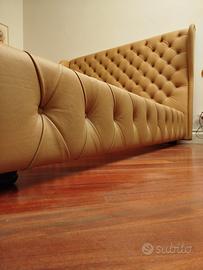 Letto matrimoniale in pelle Roche Bobois