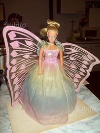 Barby con abito da sposa alato