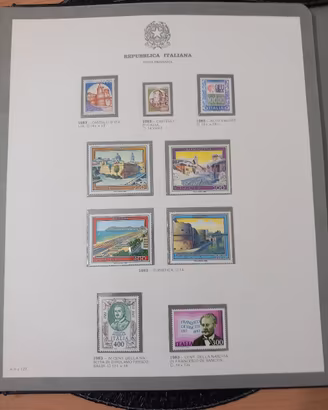 francobolli 1983 completo 