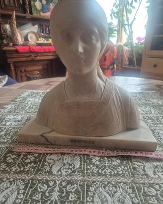 Giuseppe Bessi, mezzo Busto in marmo 
