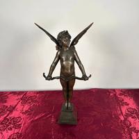 Scultura in bronzo del maestro Auguste Moreau Cupi