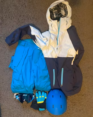 Attrezzatura completa snowboard