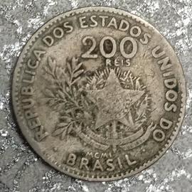 Brasile,200 reis 1901