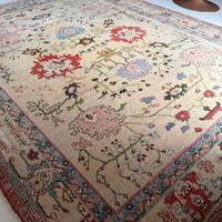 Raro Tappeto Oushak in Lana