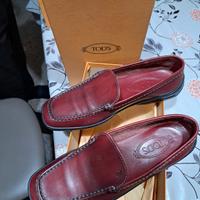 Scarpe donna Tod’s pelle bordeaux 38