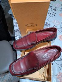 Scarpe donna Tod’s pelle bordeaux 38