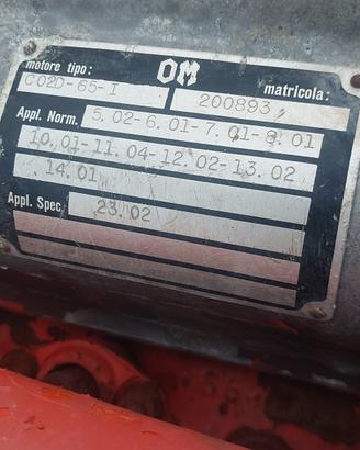 MOTORE AGRICOLO OM C02D 65-I