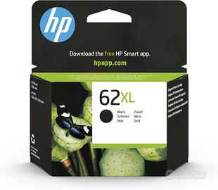 HP 62XL Nero, C2P05AE, Cartuccia Originale da 1400