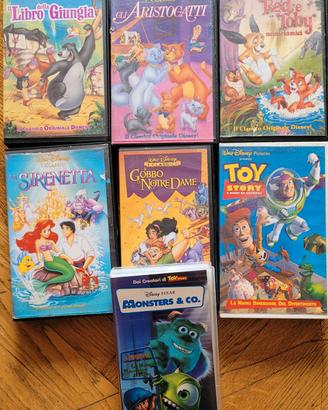 7 VHS Classici Disney