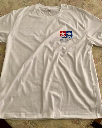 Maglia manica corta tamiya mini 4wd XL bianco