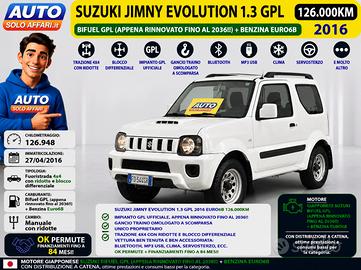Suzuki Jimny 1.3 VVT EVOLUTION 2016 4X4 EURO6B *GP